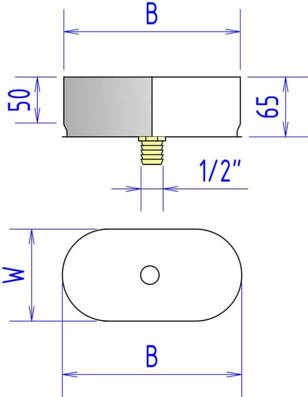 Конденсатосборник эллипс 4КНД